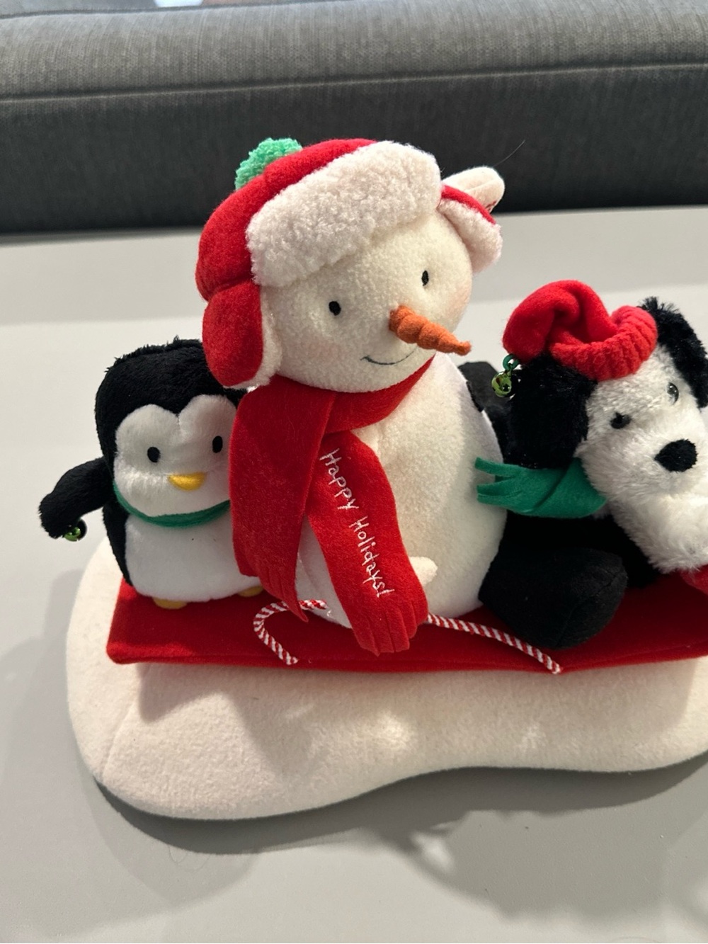 Hallmark jingle pals Animated Musical “Sleigh Ride” Snowman Christmas 2007